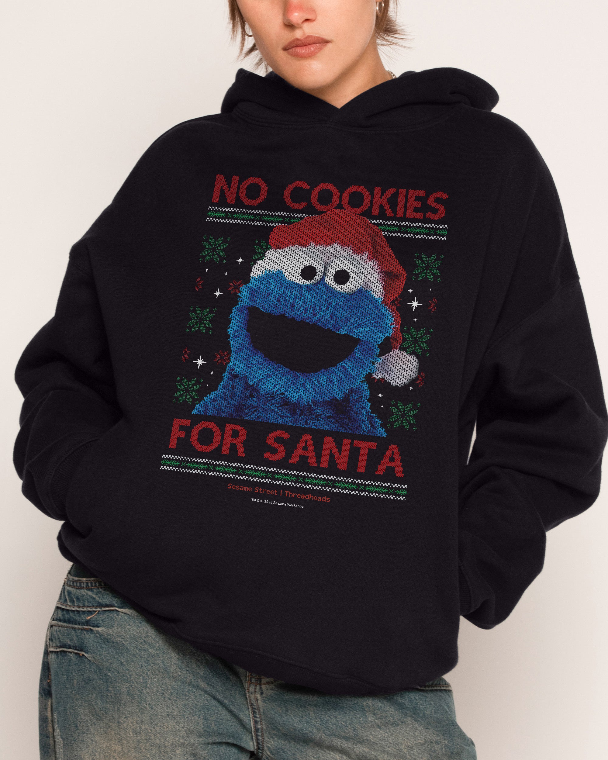 No Cookies for Santa Hoodie