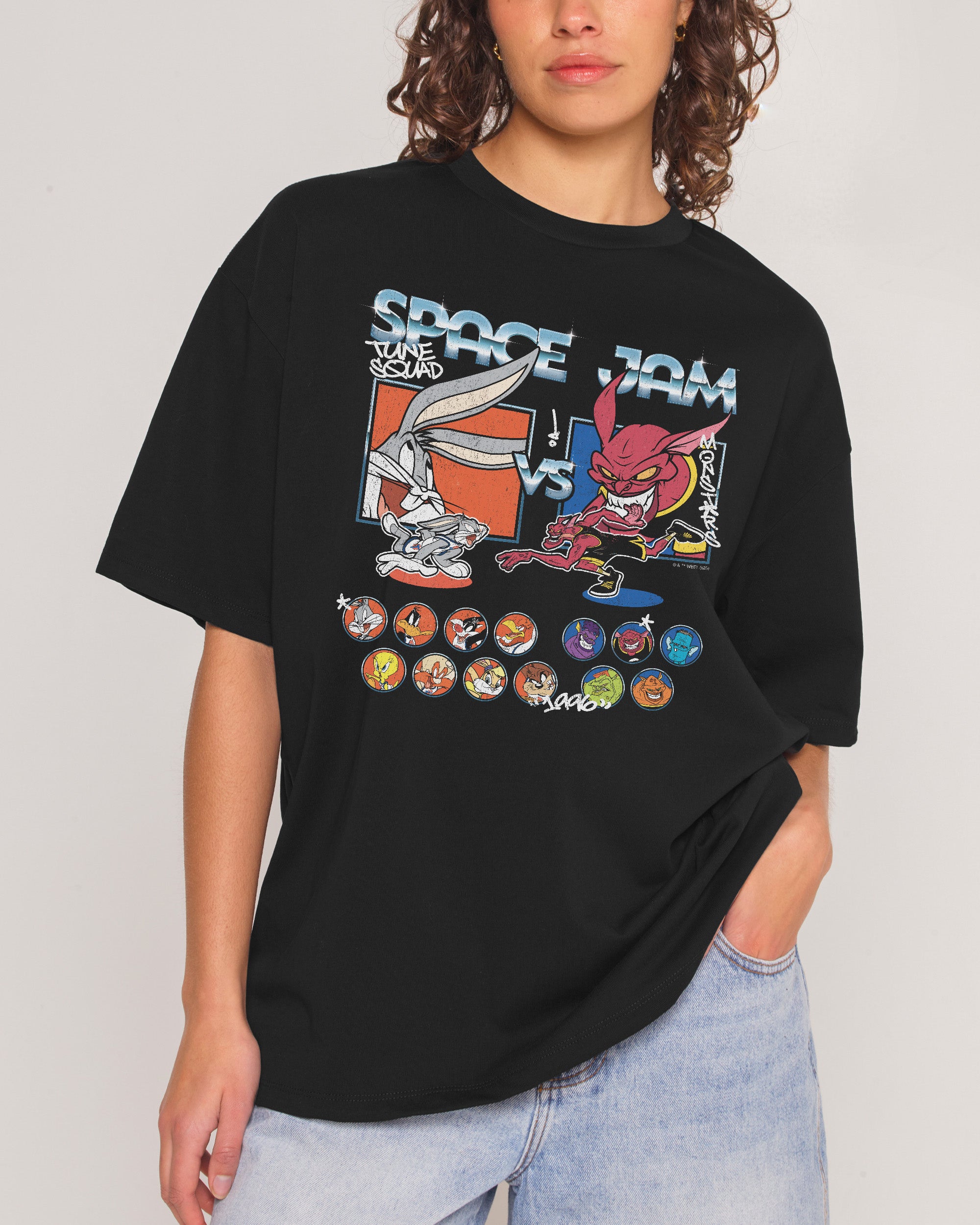 Tune Squad v Monsters Oversized Tee